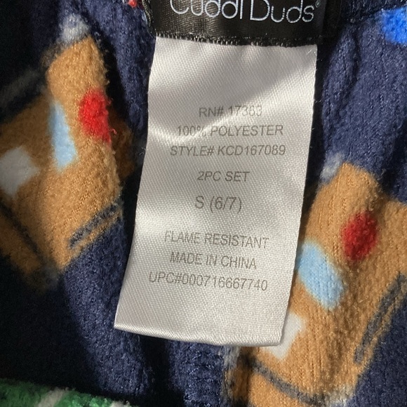 Fleece pj pants sz 6/7 unisex - Picture 3 of 3